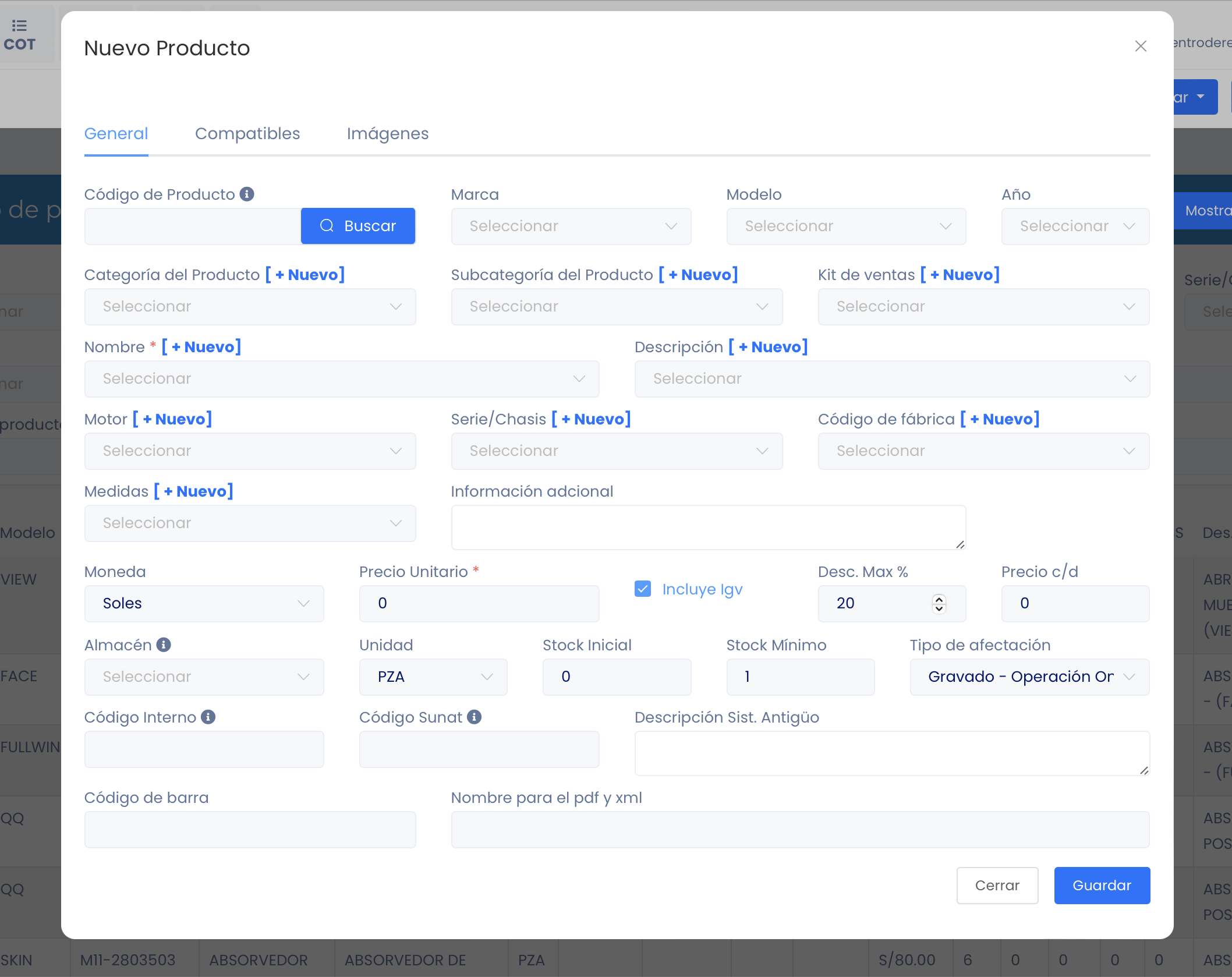 Sistemas para Autopartes